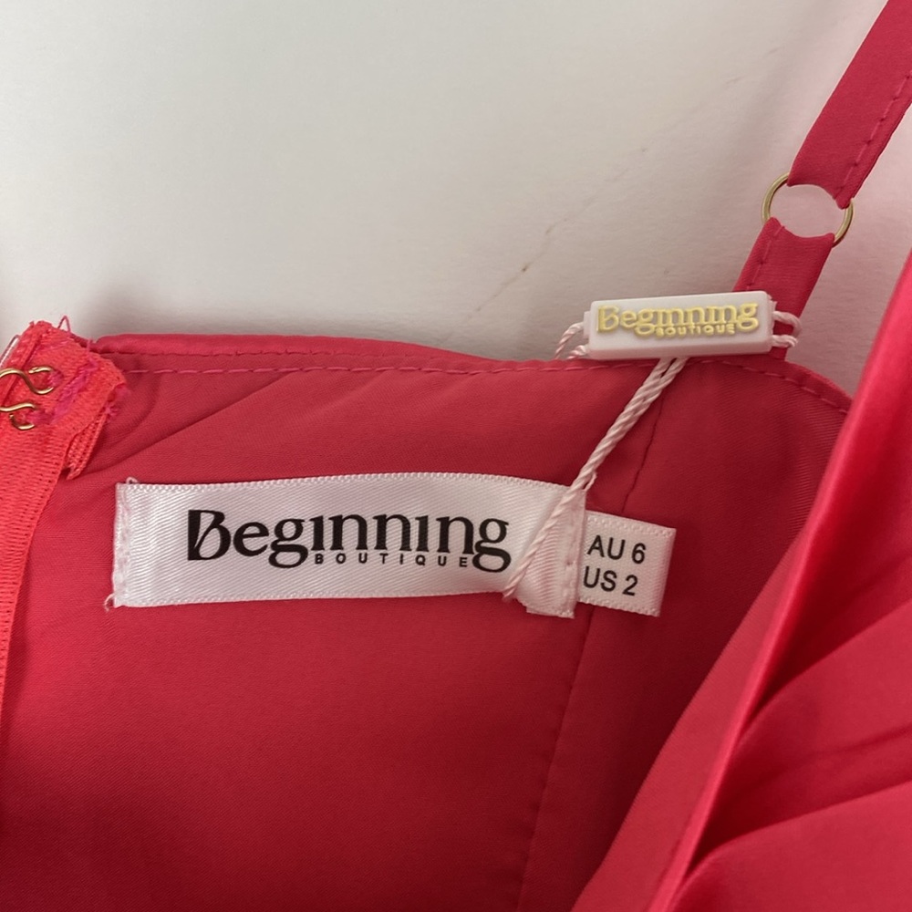 Beginning Boutique HOCO Honey Pink Mini Dress - Size‎ 2 NWT (sold out online) - Picture 6 of 17